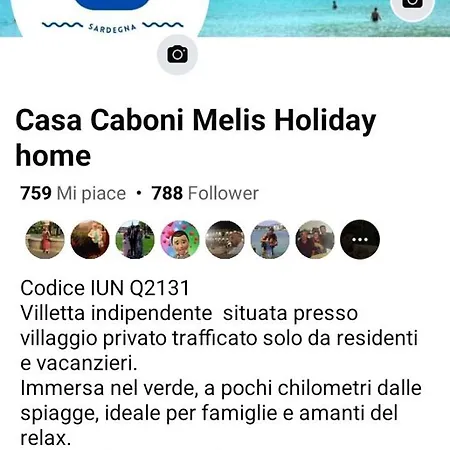 Caboni Melis Hébergement de vacances